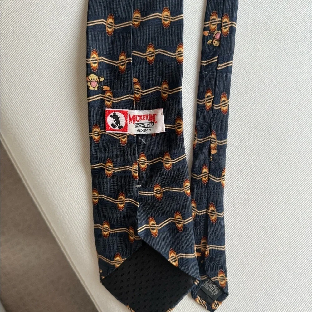 Disney Black and Gold Tigger Vintage Tie